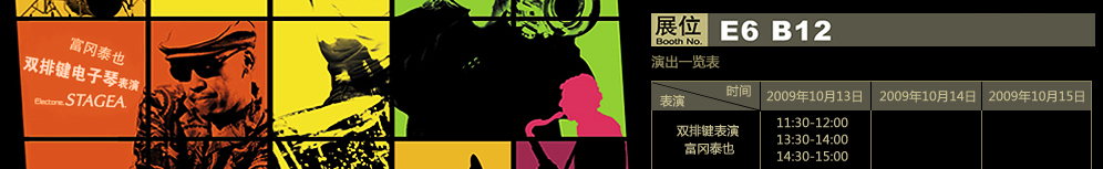 YAMAHA闪亮登场2009 Music China 