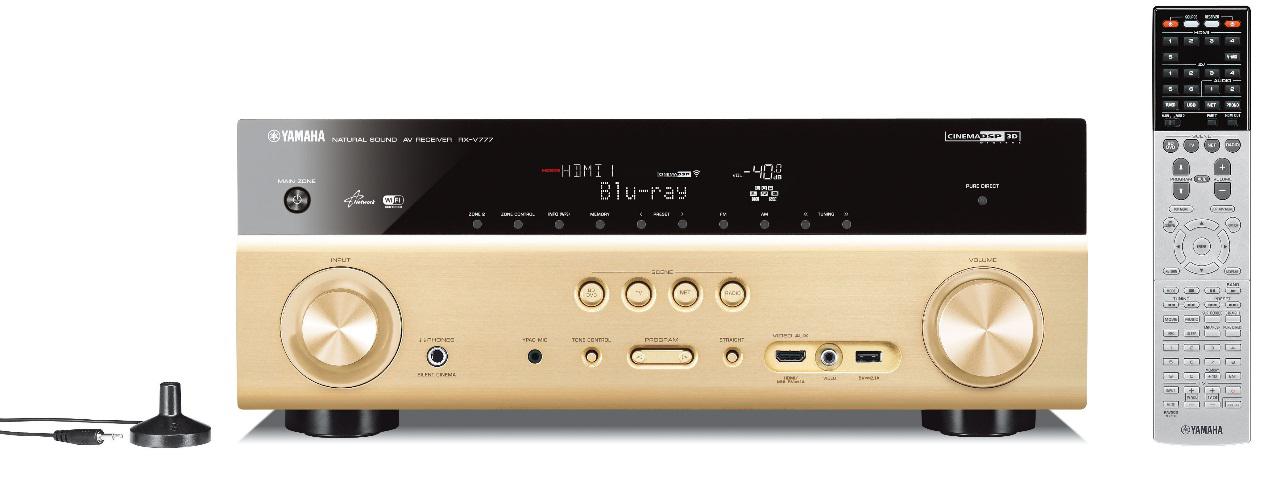 新款上市：RX-V777，，，，，，，菠菜担保网7.2声道数码家庭影院收音扩音机 