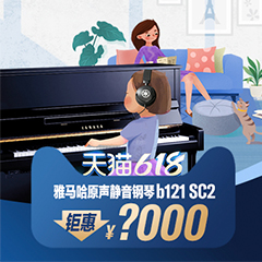 618来袭｜原声静音钢琴空前钜惠！@天猫菠菜担保网旗舰店
